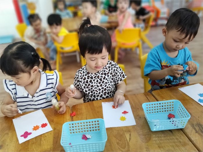 Không gian học tập đầy sáng tạo tại Trường Mầm non Lê Thị Riêng