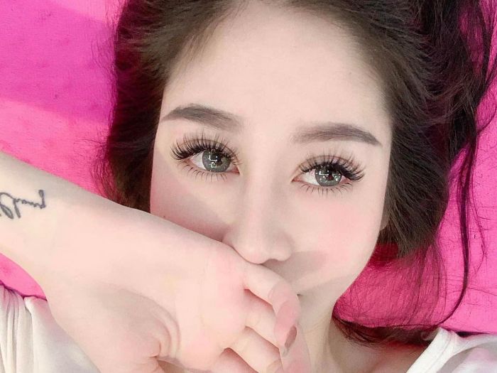Hình ảnh phong cách nối mi nghệ thuật tại Thu Hà Beauty