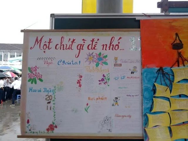 Mẫu báo tường về chủ đề Tri ân hình ảnh 1