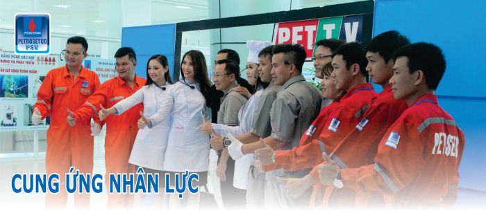 Hình ảnh đội ngũ kỹ thuật viên Petrosetco