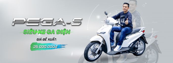 Hình ảnh mẫu xe máy điện Pega phiên bản mới nhất