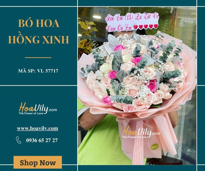 Hoa Vily - Không gian sáng tạo cùng những bó hoa độc đáo