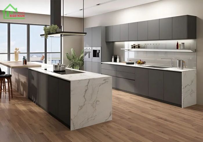 Không gian bếp hiện đại với thiết kế từ Nội Thất Bảo Nam