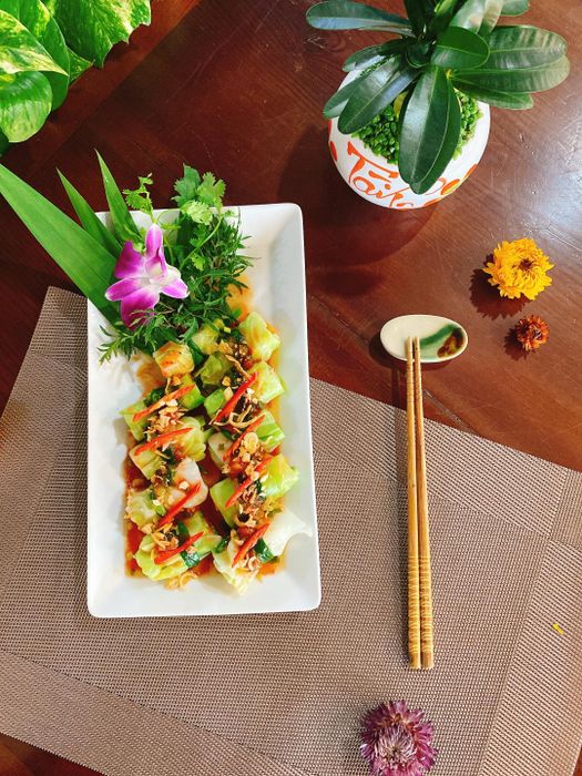 Không gian ẩm thực xanh mát tại Thiện Tâm An - Ảnh 2