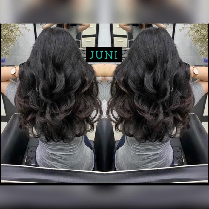 Học viên thực hành kỹ thuật tại JUNI SALON