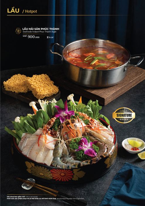 Hình ảnh không gian sang trọng tại Nhà hàng Phúc Thành