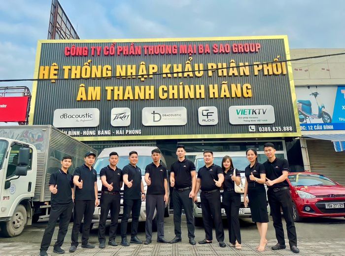Không gian trưng bày hiện đại tại Ba Sao Group