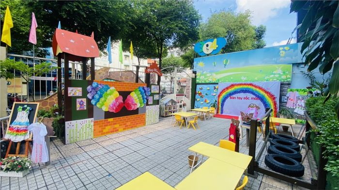 Trường Mầm non 30-4 - Không gian học tập hiện đại với khu vui chơi sáng tạo và phòng học đầy màu sắc (Ảnh minh họa 2)