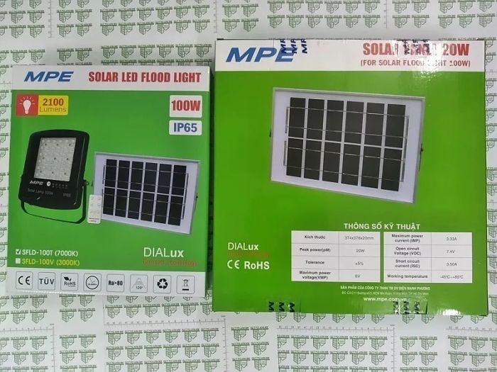 Hình ảnh chân thực về đèn năng lượng mặt trời MPE - Thiết kế tinh tế, chất lượng vượt trội