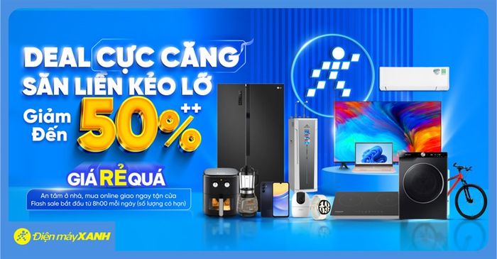 Không gian trưng bày hiện đại tại Điện Máy Xanh Nha Trang