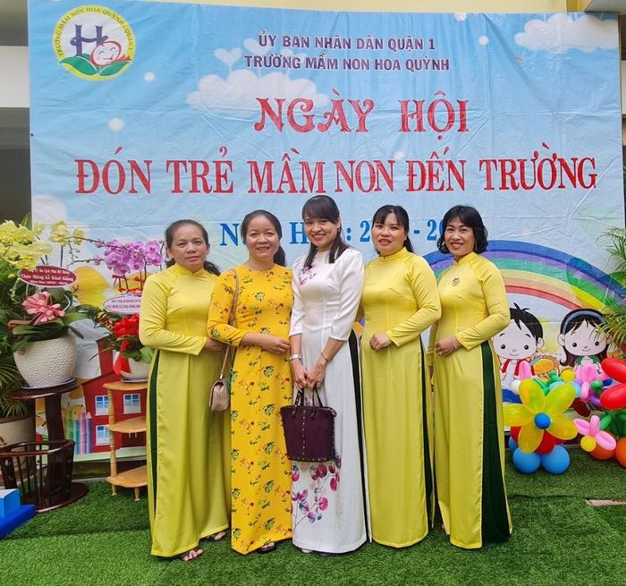 Trường Mầm non Hoa Quỳnh - Không gian học tập lý tưởng với khuôn viên xanh mát và phòng học được trang bị hiện đại (Ảnh 1)
