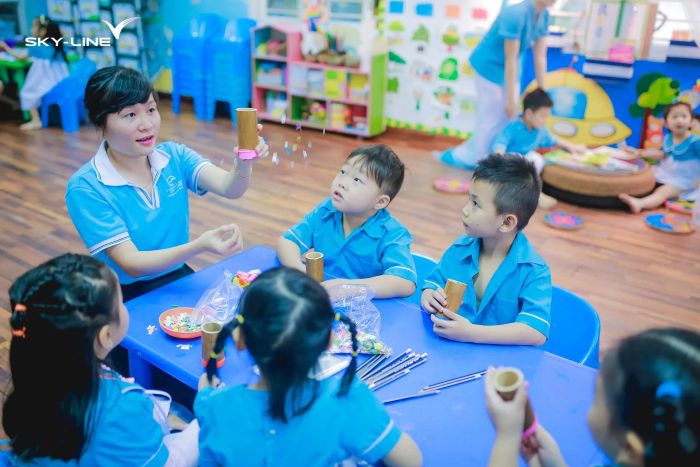 Không gian học tập hiện đại tại Sky-Line School