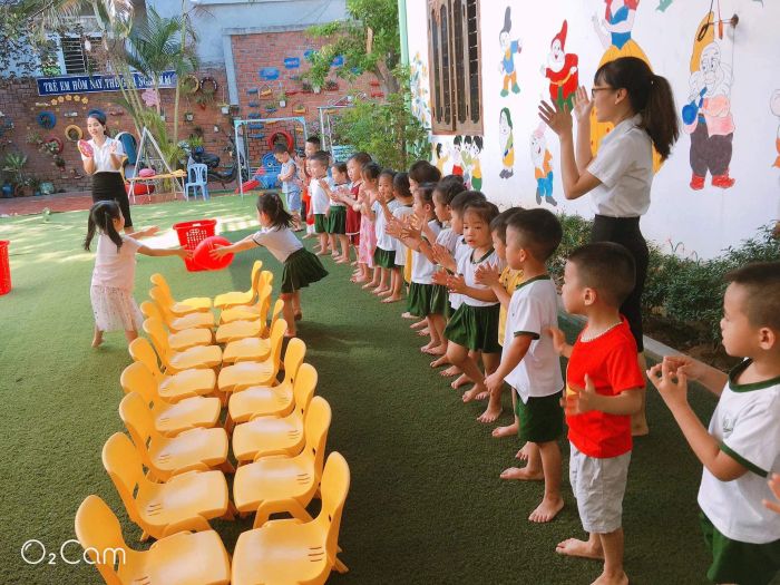 Không gian học tập tại Trường Mầm non Hoa Mai Quảng Trị