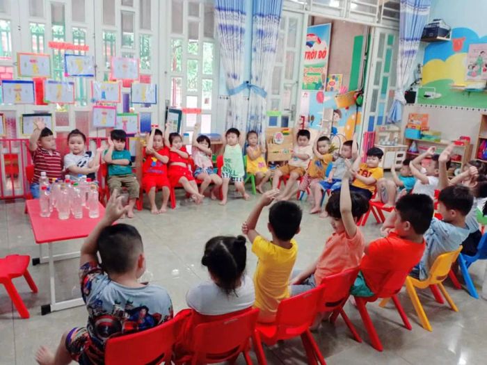 Hình ảnh Mầm Non Mặt Trời Đỏ - Không gian học tập đầy cảm hứng