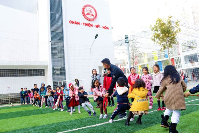 Mầm Non AMI Times City - International Preschool - Hình ảnh 1: Không gian học tập hiện đại, tràn ngập ánh sáng tự nhiên, nơi ươm mầm những tài năng nhí.