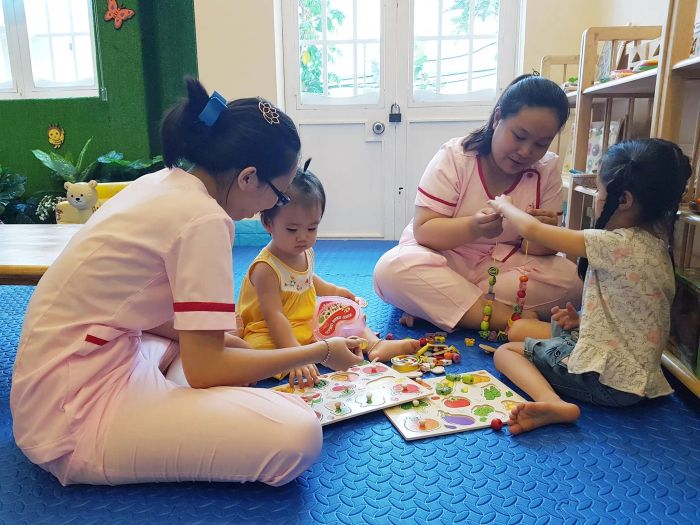 Không gian ấm áp tại Mầm Non Lullaby Home