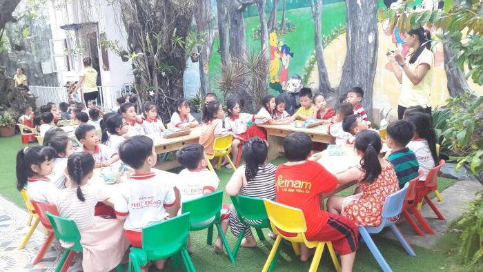 Khu vui chơi sáng tạo tại Mầm non Phù Đổng