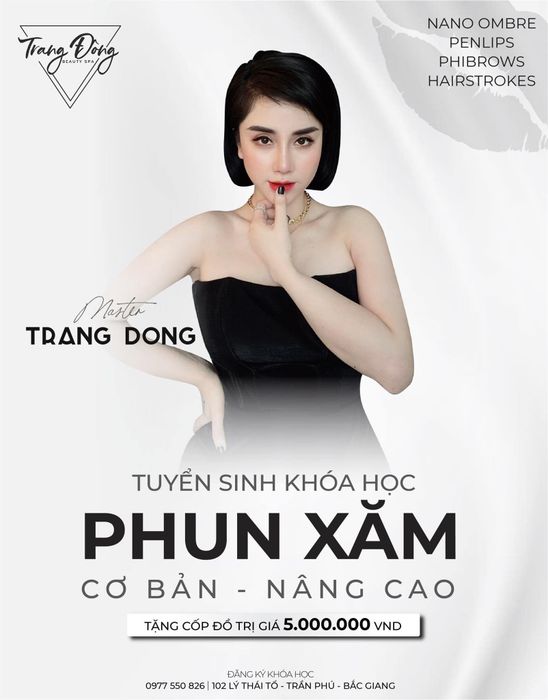 Không gian đào tạo chuyên nghiệp tại Trang Đông Spa