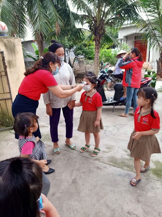 Hình ảnh lớp học tràn ngập tiếng cười tại Trường Mầm Non Nguyên Giáp