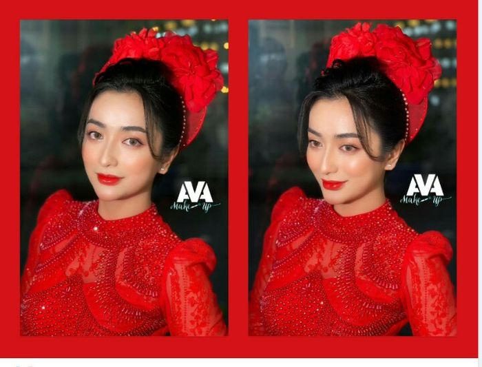 Hình ảnh tác phẩm make-up từ AVA Bridal