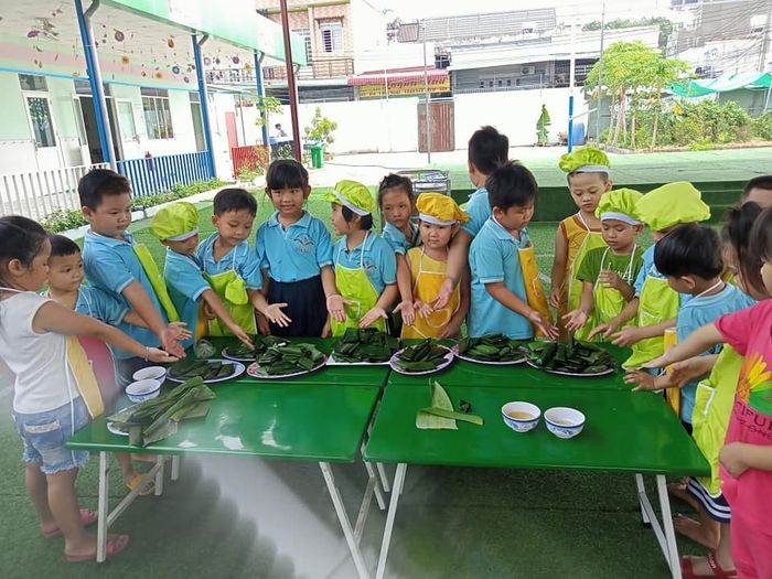 Hình ảnh không gian học tập tại Trường mầm non Hoa Dầu