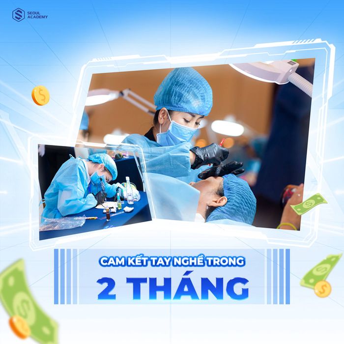 Seoul Academy - Hệ thống đào tạo thẩm mỹ chuyên nghiệp hàng đầu với hình ảnh minh họa sống động