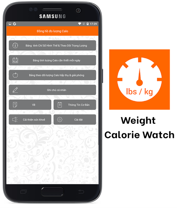 Hình ảnh ứng dụng Weight Calorie Watch - ảnh 1