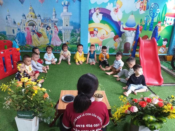 Hình ảnh lớp học sáng tạo tại Trường Mầm Non An Bình