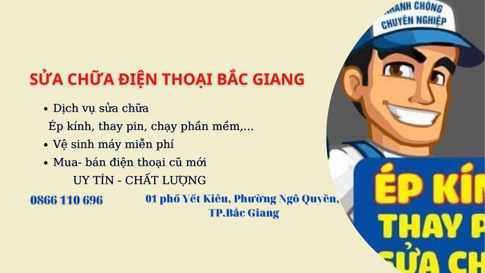 Hình ảnh Trung Tâm Sửa Chữa Điện Thoại Bắc Giang - Cơ sở vật chất hiện đại