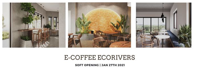 Góc thư giãn đầy nghệ thuật tại E-coffee Ecorivers