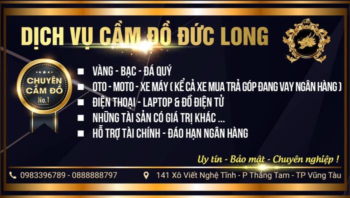 Cầm Đồ Đức Long – Hình ảnh thứ hai thể hiện chất lượng dịch vụ tận tâm