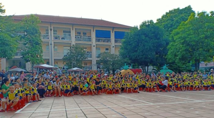 Mầm Non Hoa Mai - Khoảnh khắc đáng yêu trong không gian học tập đầy sáng tạo (Ảnh 1)