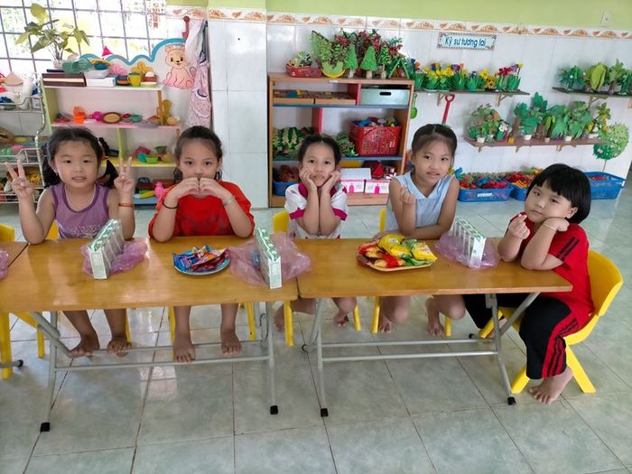 Hình ảnh sinh động về không gian học tập tại Trường Mầm non Hoa Hồng