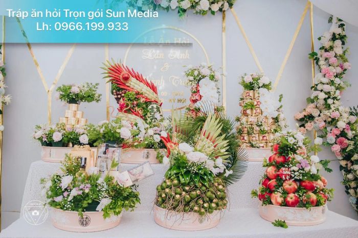 Những mẫu trang trí tiệc cưới đẳng cấp từ Sun Media Wedding