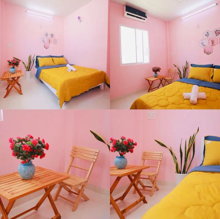 Không gian đáng yêu tại Thỏ Heo Homestay