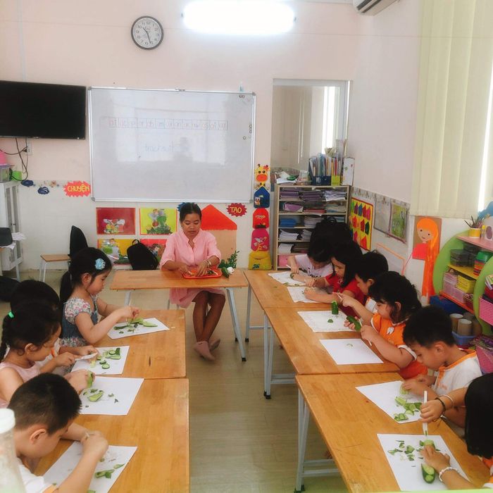 Hình ảnh không gian học tập tại Trường Mầm Non Việt Mỹ VASS