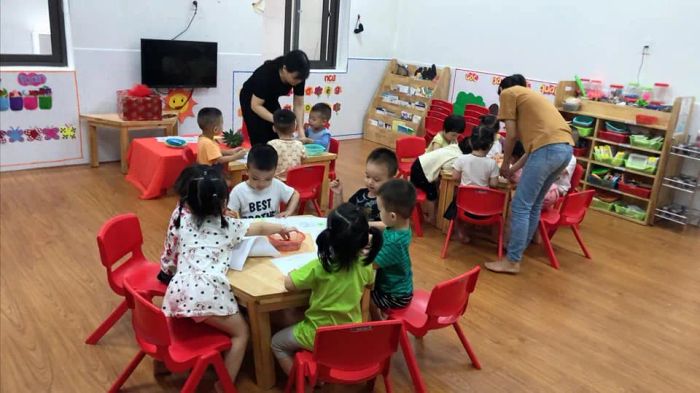 Những giờ học sáng tạo đầy niềm vui tại Trường Mầm non Tuổi Thơ