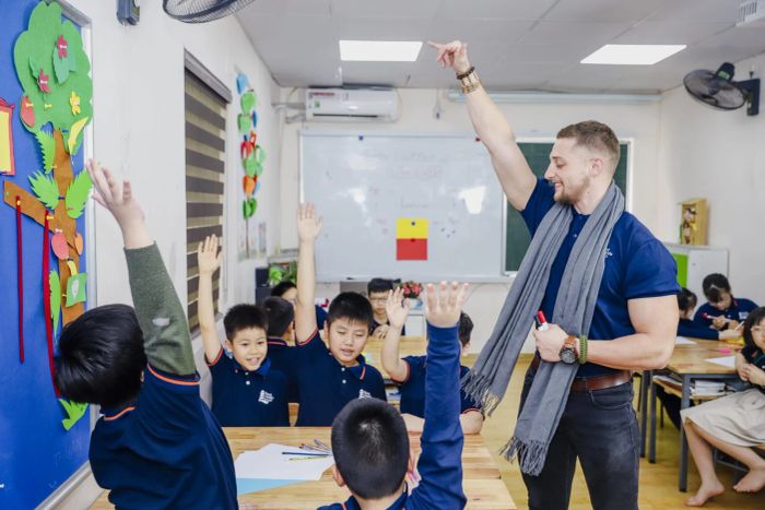 Hình ảnh ấn tượng về khuôn viên xanh và cơ sở vật chất hiện đại tại Hanoi Adelaide School
