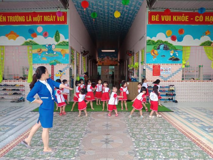 Khu vui chơi sáng tạo dành cho bé tại Mầm Non Mặt Trời Đỏ