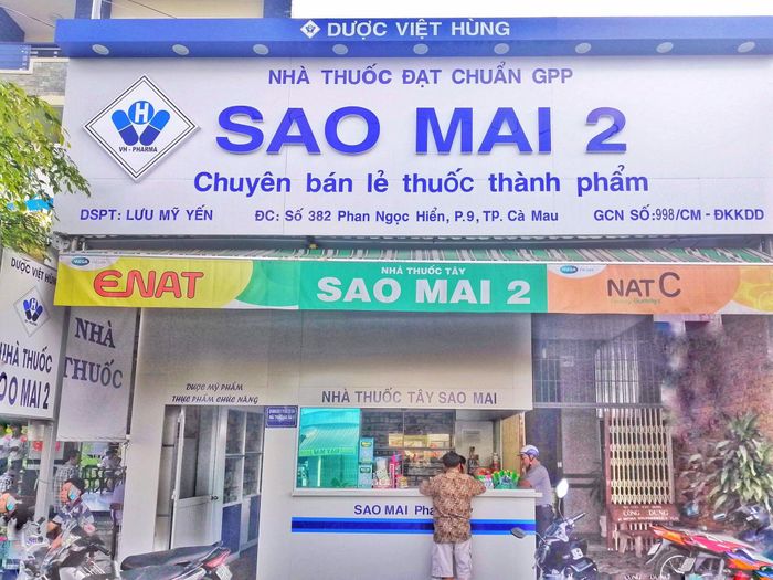 Không gian phục vụ tại Nhà Thuốc Sao Mai 2