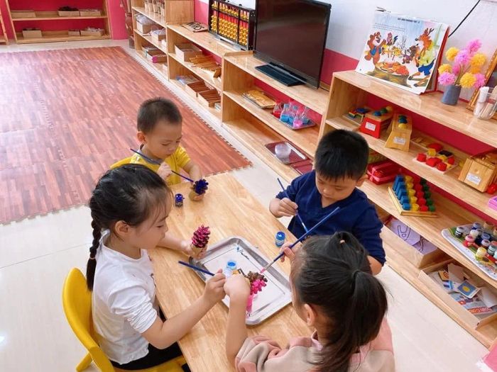 Không gian học tập hiện đại tại Mầm non Smartkids - Ảnh 2