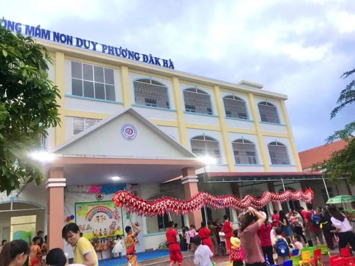 Hoạt động ngoại khóa sôi nổi tại Trường Mầm non Duy Phương