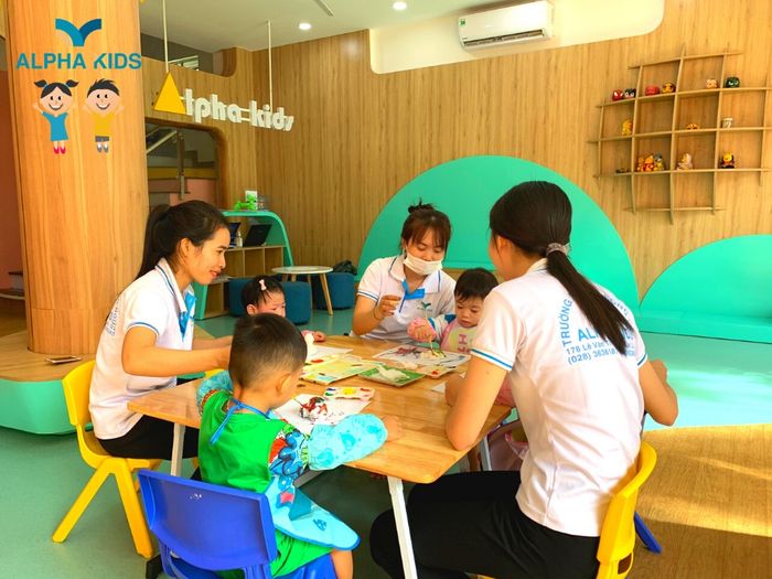 Hình ảnh không gian học tập tại Alpha Kids Kindergarten