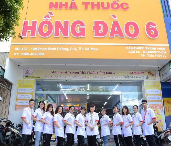 Không gian phục vụ chuyên nghiệp tại Nhà Thuốc Hồng Đào