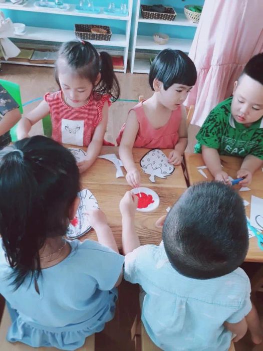 Không gian học tập đầy màu sắc tại Trường Mầm Non Candy