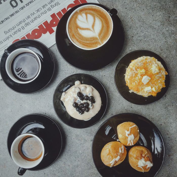 Không gian ấm áp về đêm tại E-coffee Ecorivers
