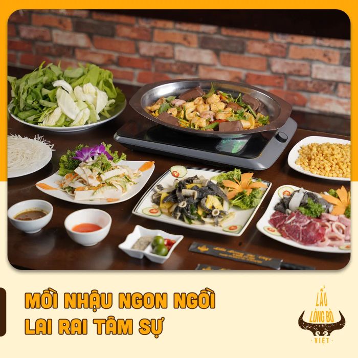 Lẩu Lòng Bò Việt - Góc nhìn nghệ thuật về bữa tiệc lòng bò đặc sản