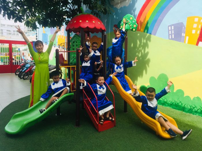Hình ảnh hoạt động ngoại khóa vui nhộn tại Trường Mầm Non Quốc Tế Thiên Thần Nhỏ