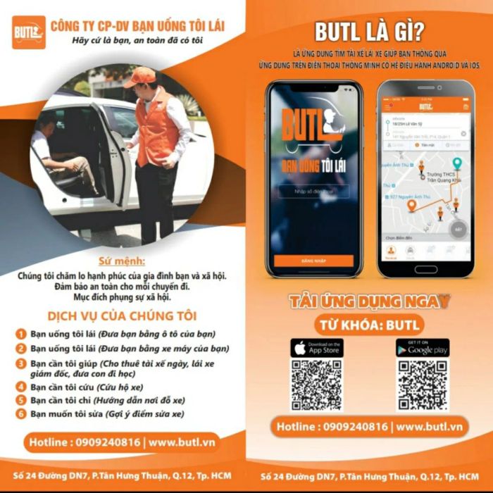 BUTL - Bạn Uống Tôi Lái hình ảnh 1