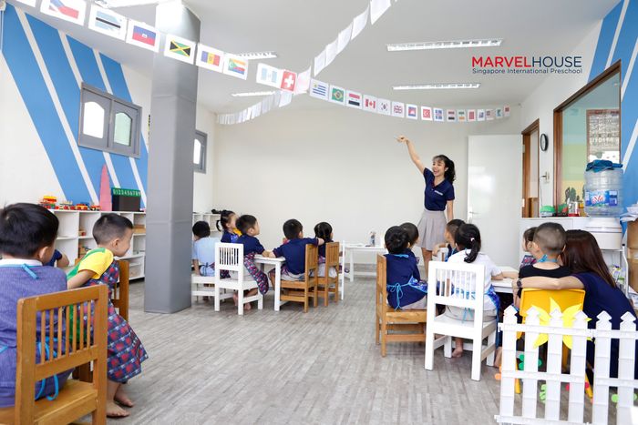 Hình ảnh hoạt động vui chơi tại Marvel House Singapore International Preschool